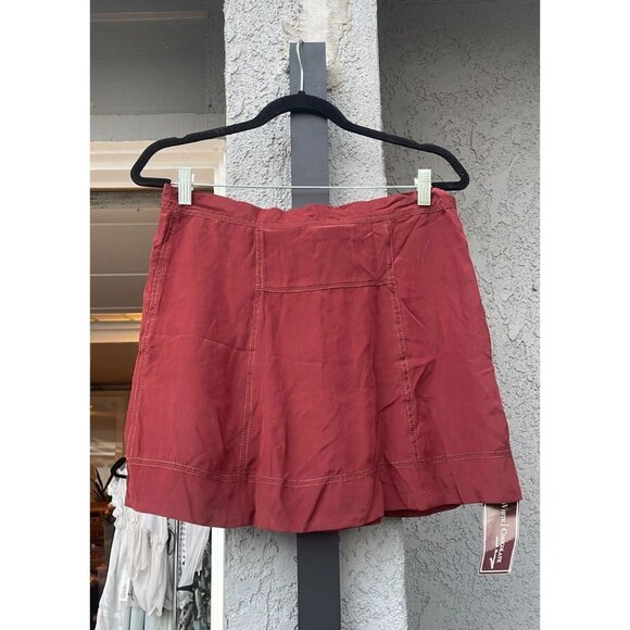Isabel Étoile Marant Mini Skirt Red SolidS